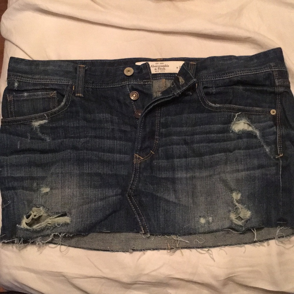 Abercrombie and Fitch short denim skirt